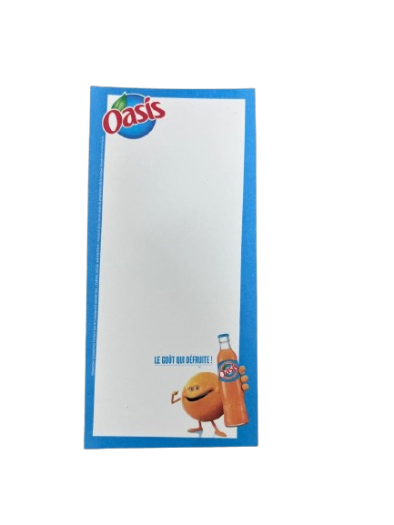 Bloc note oasis