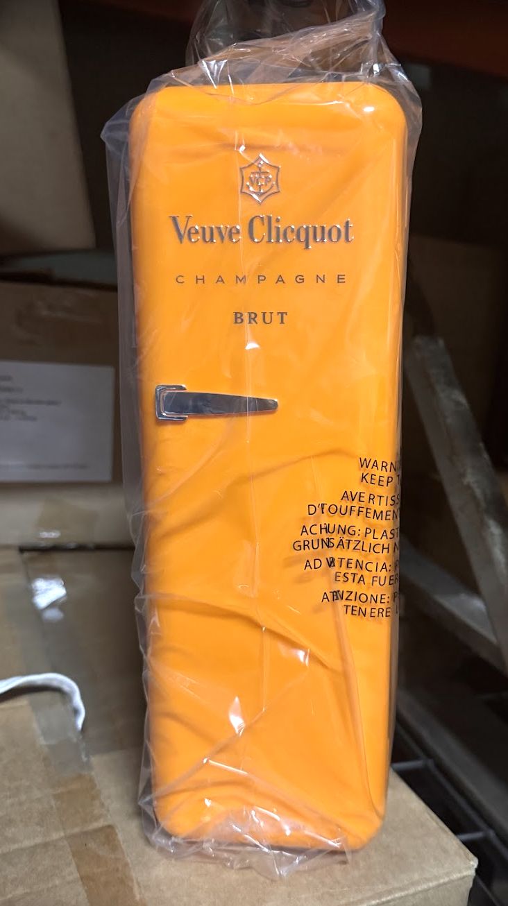 ETUIT BOX FRIGO ORANGE PLASTIQUE